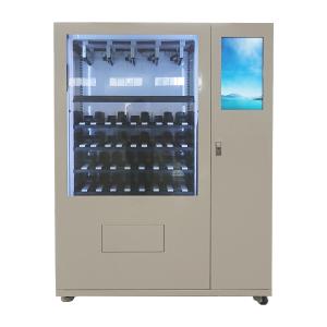 China Multi Languages Healthy Food Vending Machine For Nutrition Salad / Cupcake supplier