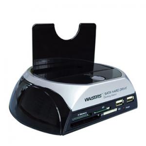 China 480Mbps USB2.0 Docking Station with Card Reader,Supports 2.5 and 3.5-inch SATA HDD and 3TB SATA HDD supplier