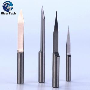3.175-16mm Tungsten Steel And Cobalt Alloy Plastic Router Bits With V Shape