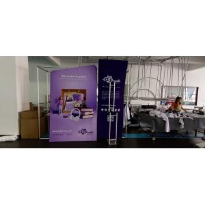 230g Tension Fabric Trade Show Exhibition Display Lightweight Backlit Stand  Trade Fair Booth