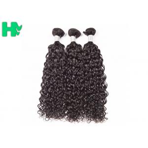 China Original Peruvian Human Hair Extension , Natural Wave Virgin Human Hair Weft No Smell supplier