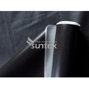 Single Side Silicone Coated Fiberglass Cloth Black Silicone Fabric for Fabric Duct Expansion Joints