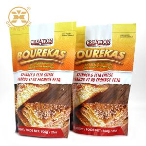 Bolsa de embalaje de bocadillos Crunch impresa con bolsas de embalaje de alimentos personalizadas con cremallera