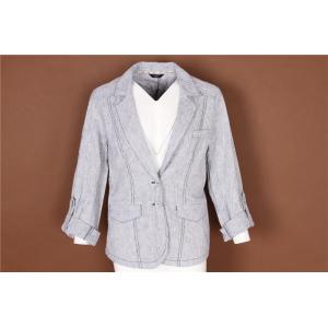 China Lady's casual blazer, Women's casual blazer, Striped, Cheap Price supplier