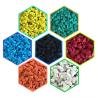 Customized EPDM Rubber Pellets Green / Blue / Yellow Rubber Pellets For Playground