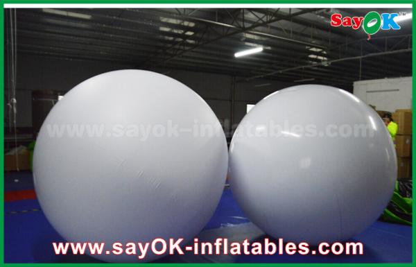 LED Lighting Inflatable Balloon 0.2mm PVC Throwing Ball For Vocal Concert /