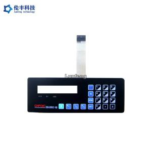 Industrial Equipment PET Membrane Switch , Pantone Metal Dome Tactile Switch