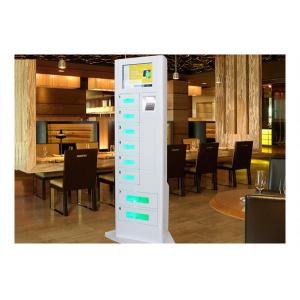 Restaurant Hotel Emergency Cell Phone Charging Station High Precision with Password Barcode Fingerprint Scanner