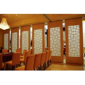 China Interior Sliding Door Acoustic Dining Room Dividers 500 / 1200mm Width supplier
