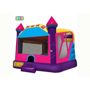 China Wholesale Promotional Inflatable pink Air Bouncer Inflatable Trampoline Bounce House supplier