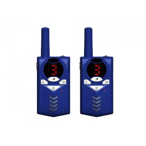 Power Saving Handheld 2 Way Radios , Battery Powered Two Way Radio Blue Color