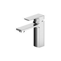 China Polished Basin Mixer Tap Square Toilet Hot And Cold Water Brass Faucet on sale