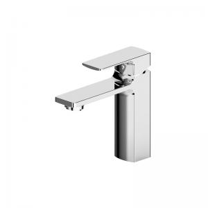 Polished Basin Mixer Tap Square Toilet Hot And Cold Water Brass Faucet