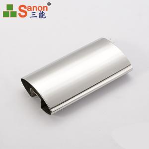 China Handrail Stainless Steel Welded Tube Oval Slotted Pipe ASTM A312 A213 JIS supplier