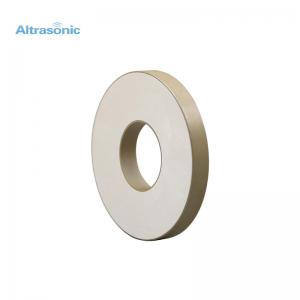 China 20kHz Frequency Piezoelectric Ceramic Ring PZT4 PZT8 supplier