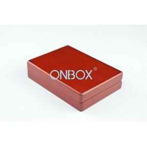China Matt a peint les boîtes carrées en bois solide de boîte en bois pour la pièce de monnaie commémorative simple supplier