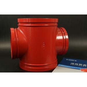 DN60--DN426 4 Way Pipe Fitting With Threaded Connection And Polished Finish