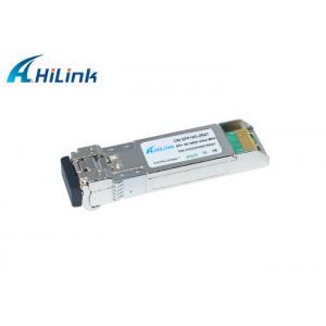 China Hilink 10G Fiber Optical Transceiver Module SFP+ CWDM ZR 80KM Long Distance 1470-1610 supplier