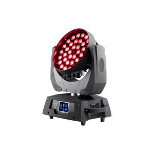 Zoom 36*10w RGBW/RGBWA+UV LED Wash Moving Head Light RDM/DMX512 Control LED Wash Moving Head Par Can Stage Light