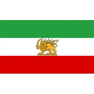 Custom Flags 3X5ft Polyester Iran Lion Flag Persian Flag With Lion