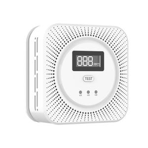 China Standalone Battery Operated 85dB Co Smoke Detector Voice Alarm supplier