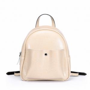 China Fashion Cowhide Backpacks Wholesale Genuine Leather School Bag supplier