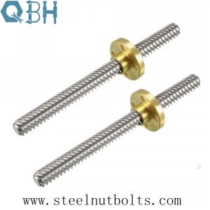 China HDG Treatment Acme Metric Threaded Rod Carbon Steel supplier