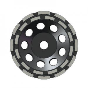 China Metal Diamond Double Row Cup Wheel wholesale