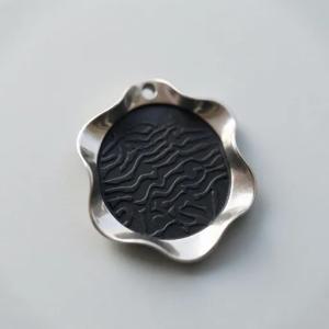 China Men's Retro style Engraved Pendant Necklace:A Touch of old world allure on sale