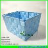 LDKZ-033 Various candy color storage basket pp tute woven home straw laundry