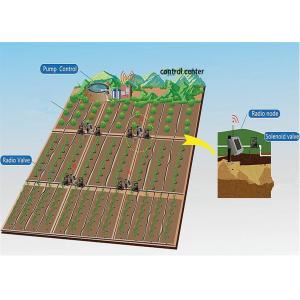 China Wireless Smart Irrigation Controller Latching Valve 5km Pump Wireless Control Solar Supply supplier