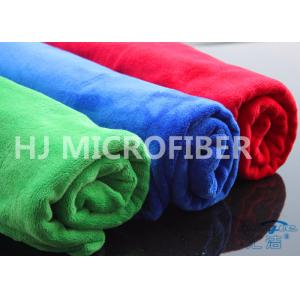 China OEM Microfiber Weft-Knitted Brushed Terry Cloth , Microfibre Cloths Car Cleaning supplier