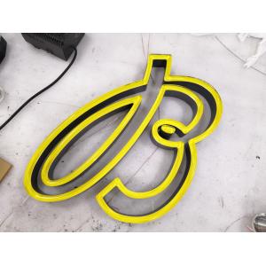 China Orange 23mm Neon Rope Light Sign / Aluminum Custom Logo Neon Sign supplier