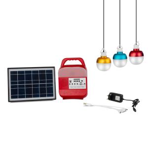 China CE RoHS 10 Watt solar powered home lighting system With Bluetooth Speaker supplier