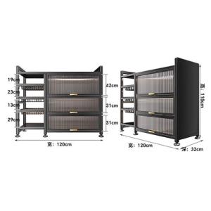 China 大量供給: 60kg の負荷容量,摩擦耐性,耐久性,多機能性を持つカスタマイズされたQ235Bキャビネットオーガナイザー wholesale