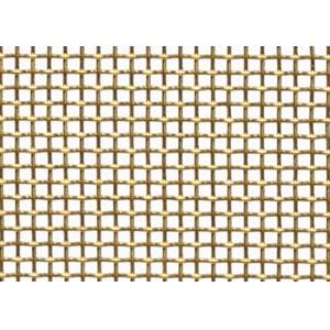 1.2m 1.5m Brass Insect Screen Metal Security Mesh Roll Plain Weave