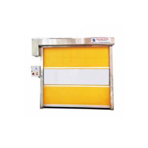 Anti - Wind Bar Wireless Safety Edge High Speed Doors Blue / Orange / Yellow Curtain