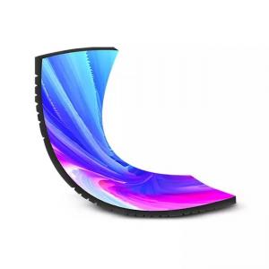 Soft Indoor Flexible LED Display Screen 1.8mm Advertising Curve