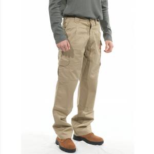 China CN88 12 7.5oz CAT FR Cargo Pants Khaki Fire Rated For Men Workwear supplier