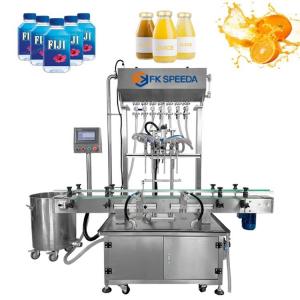 China 6 Heads Linear Plastic Glass Bottle Carbonated Drink Liquid Filling Machine Line 50 Hz supplier