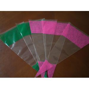 China V - Shape Biodegradable Plastic Flower Sleeves With Intaglio Printing supplier