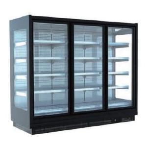 Supermarket Glass Door Upright Fridge , glass door freezer