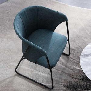 Esponja cómoda de la alta resiliencia de la sala de estar de los solos sillones de la tela