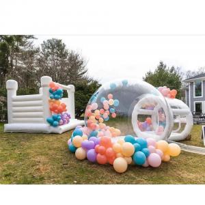 China 3x3m Inflatable Outdoor Jumping Bouncy Castle White Wedding Bounce House For Party supplier