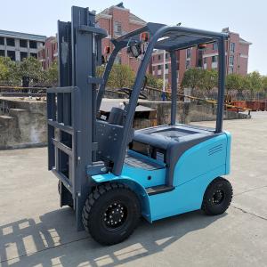 Small Seated 1.5T 1500kg Electric Forklift Truck 3M Semi Lead Acid Battery Forklift