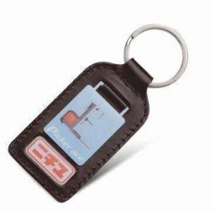 China Leather Keychain, Suitable for Corporate Gift and Promotional Purposes wholesale