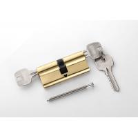 China Safe Golden Replacing Lock Cylinder Brass 70mm 2 Keys With Pin Tumbler on sale
