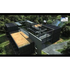 China Solar Panel Prefab Container Homes Fully Finished Movable For Office supplier