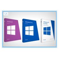 China Original Windows 8.1 64 Bit Product Key Oem Package With DVD Key Card on sale