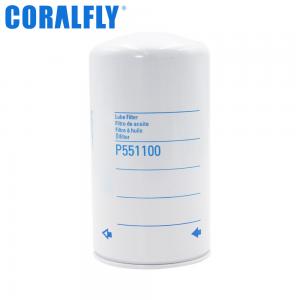 Vuelta P551100 en el tipo filtro de aceite de Donaldson del filtro de aceite para CNH 84228488